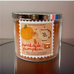 Bath & Body Works 3-Wick Candle-Porchside Pumpkin (14.5 oz)